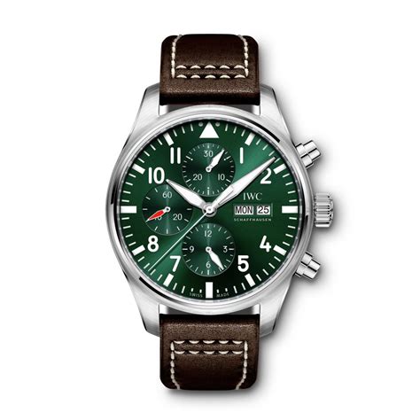 iwc pilot verde|iwc pilot green editions.